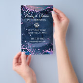 グラムドッグペットグルーミングポーアゲートグリッター チラシ (ハンドル)