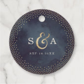 グラムナイト金ゴールドグリッター書道ラブモノグラム フェイバータグ (裏面)