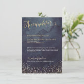 グラムナイト金ゴールドグリッター書道宿泊施設 エンクロージャーカード (スタンド正面)