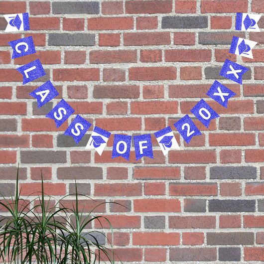 グラムネイビーシンプルキャップのクラスPlus年バント バンティングフラッグ