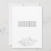 グラムネイビーブルーシルバードレスミクインズキンセアニラ 招待状 (裏面)