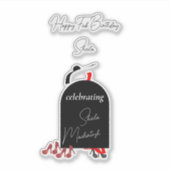 グラムハッファッショニスタプファブ誕生日 シール (正面)