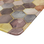 グラムハニーコーム赤面シャンパーニュ抽象芸術 カッティングボード (角)