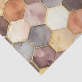 グラムハニーコーム赤面シャンパーニュ抽象芸術 薄葉紙 (詳細)