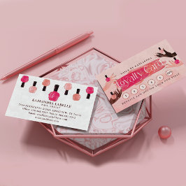 グラムハンズ爪、 ネイルポーランドマニキュアネイルサロンロイヤリティ 名刺