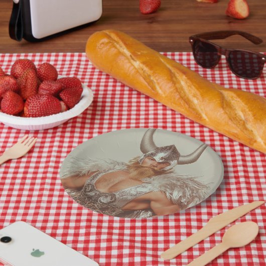 グラムバイキングトール紙プレート ペーパープレート (ピクニック)