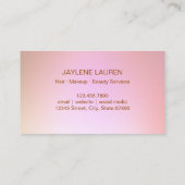 グラムバタフライラッシュバラ金ゴールドグリッタードリップ 名刺 (裏面)