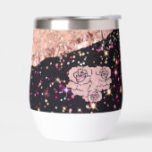 グラムバラブラックグリッター赤面バラ (左面)