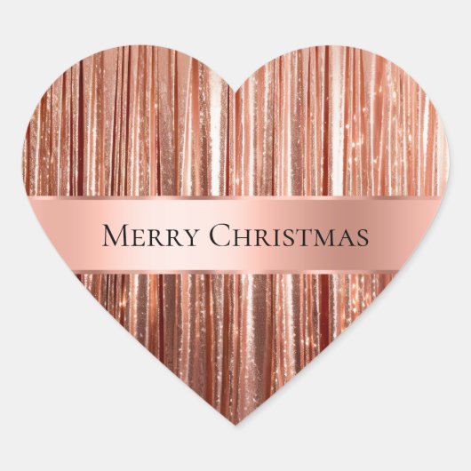 グラムバラ金ゴールドグリジースパークル ハートシール (正面)