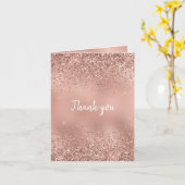 グラムバラ金ゴールドグリッターありがとう カード (黄色い花)