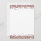 グラムバラ金ゴールドグリッターそのクリスマスレットパーティー 招待状 (裏面)