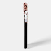 グラムバラ金ゴールドグリッターエレガントモノグラム Case-Mate iPhoneケース (裏面 / 左)