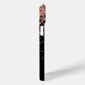 グラムバラ金ゴールドグリッターエレガントモノグラム Case-Mate iPhoneケース (裏面 / 右)