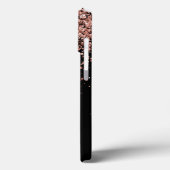 グラムバラ金ゴールドグリッターエレガントモノグラム Case-Mate iPhoneケース (裏面 / 左)