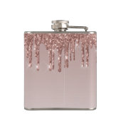 グラムバラ金ゴールドグリッタードリップスパークルモノグラム フラスク (裏面)