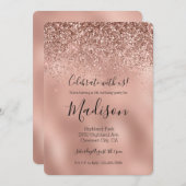 グラムバラ金ゴールドグリッター 招待状 (正面/裏面)