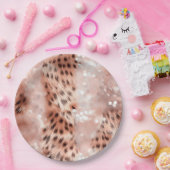 グラムバラ金ゴールドヒョウ結婚ズ ペーパープレート (パーティー)