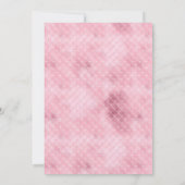 グラムバラ金ゴールドピンクマーメイドテールキンセアニラ 招待状 (裏面)