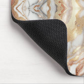 グラムバラ金ゴールドラグジュアリートレンディーマーブルバタフライ マウスパッド (コーナー)