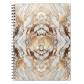 グラムバラ金ゴールドラグジュアリートレンディー大理石 ノートブック (正面)
