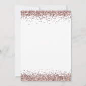 グラムバラ金ゴールド結婚グリッター夕べパーティー 招待状 (裏面)