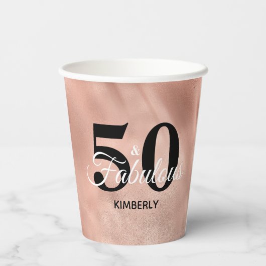 グラムバラ金ゴールド50と素晴らしい誕生日パーティー 紙コップ (裏面)