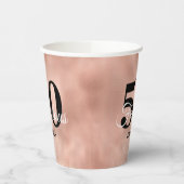 グラムバラ金ゴールド50と素晴らしい誕生日パーティー 紙コップ (左)