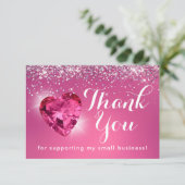 グラムバーガーリーガンディハート サンキューカード (スタンド正面)