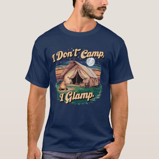 グラムパーグランプ自然ラバーキャンプ Tシャツ (正面)