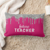 グラムパーソナライズされた先生 ランバークッション (ブランケット)