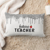 グラムパーソナライズされた先生 ランバークッション (ブランケット)