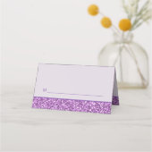 グラムパープルおもしろい用バルミツワーパーティー プレイスカード (正面)