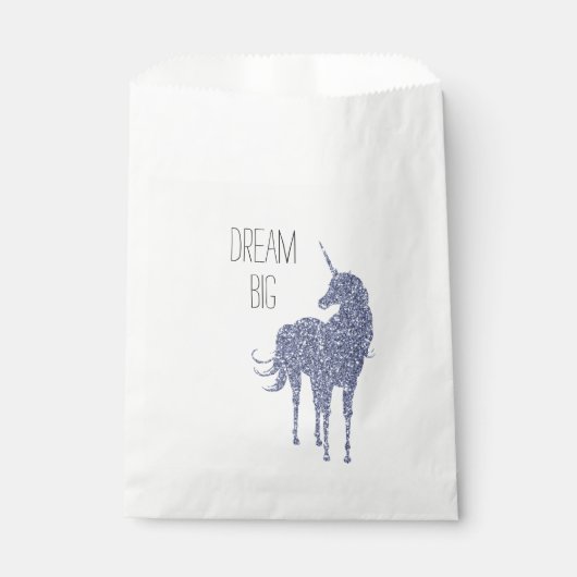 グラムパープルガーリーユニコーングリッター フェイバーバッグ (正面)