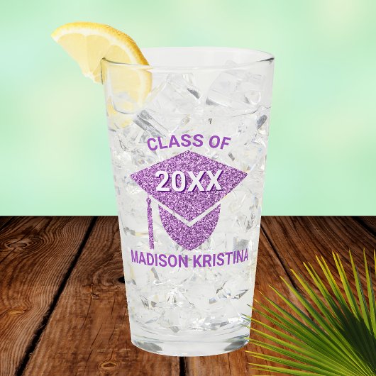 グラムパープルキャップエレガントおめでとう タンブラーグラス