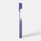 グラムパープルグリッモダンタリーキスリップスティックインプリント iPhoneケース (左側面)