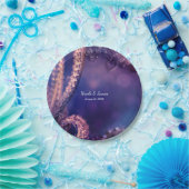 グラムパープルグローシックグラモアパールパーティー ペーパープレート (パーティー)