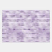 グラムパープルストライプズ ラッピングペーパーシート (正面)