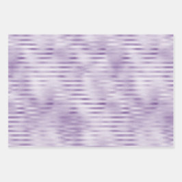 グラムパープルストライプズ ラッピングペーパーシート