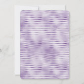 グラムパープルストライプ 招待状 (裏面)