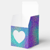 グラムパープルターコイズきらめくキラキラ色 フェイバーボックス (オープン)