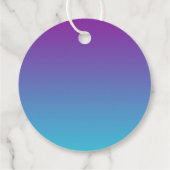 グラムパープルティール（緑がかった色）バルミツワー フェイバータグ (裏面)