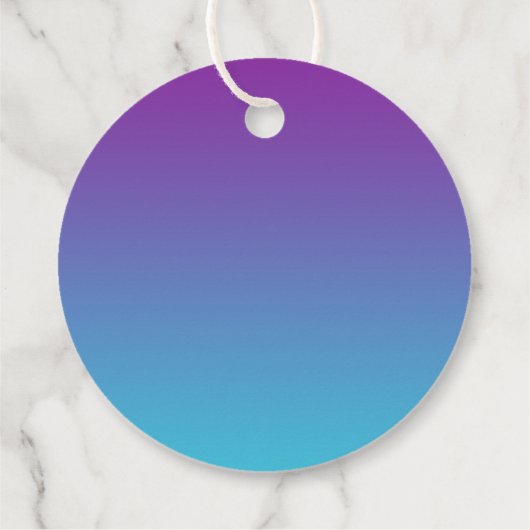 グラムパープルティール(緑がかった色)バルミツワー フェイバータグ (裏面)