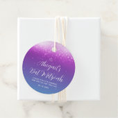 グラムパープルティール（緑がかった色）バルミツワー フェイバータグ (インサイチュ)