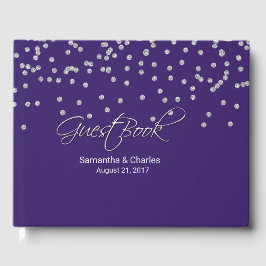 グラムパープル結婚ウィズダイヤモンドズゲストブック ゲストブック