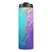 グラムパー動揺してプルターコイズ金ゴールド タンブラー (正面)