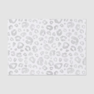 グラムヒョウ印刷シックなトレンディーシルバーデコップページ 薄葉紙