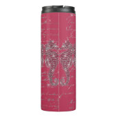 グラムビバマゼンタアンドシルバーグリッターシーホース タンブラー (裏面)