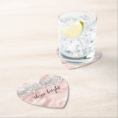 グラムピガーリーックシルバーグリッタースパークル紙吹雪 ペーパーコースター (インサイチュ)