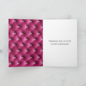 グラムピガーリーックベフェイクルベットシルバー誕生日 カード (内部)