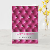 グラムピガーリーックベフェイクルベットシルバー誕生日 カード (黄色い花)